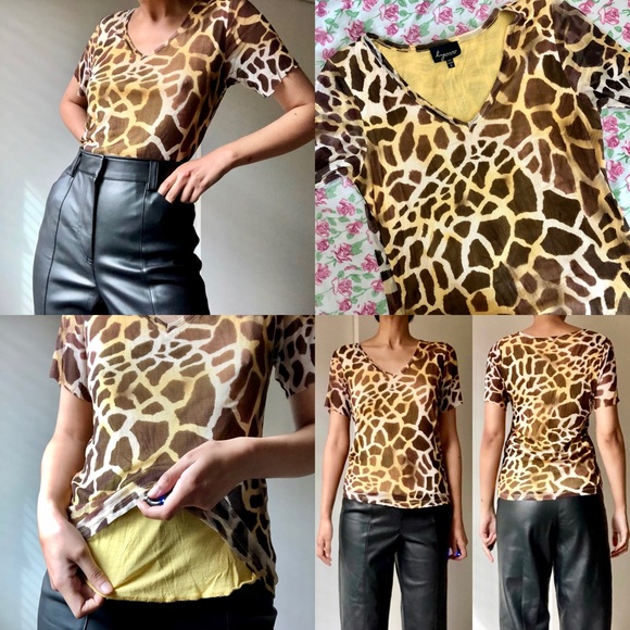 Giraffe Mesh Top - Picture 4 of 6